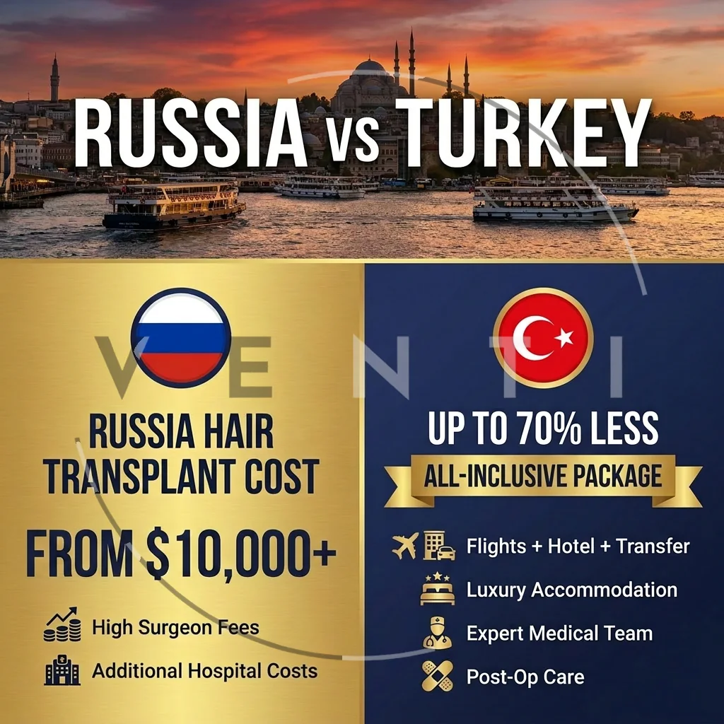 Стоимость пересадки волос в России и Турции (2026): сравнение цен и преимуществ