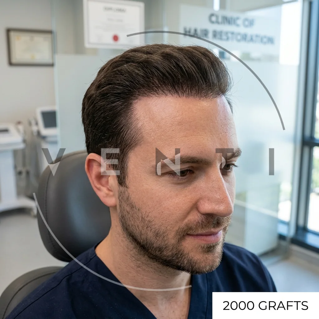 2000 grafts haartransplantatie in Istanbul